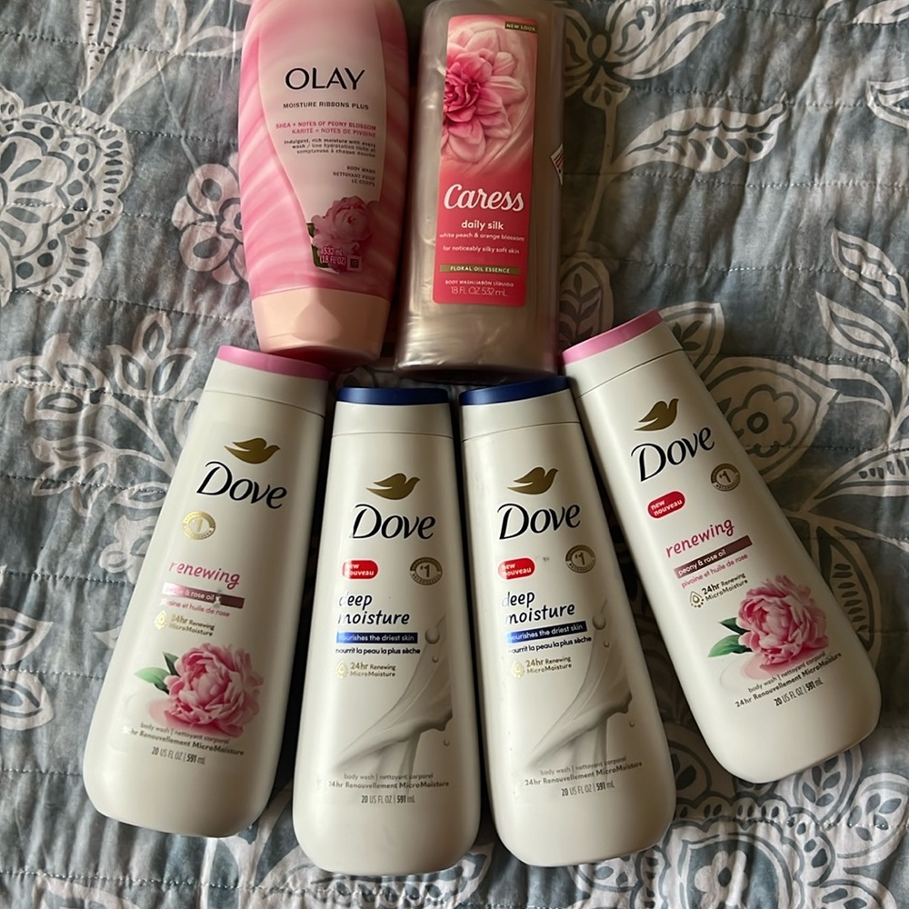5 new body wash